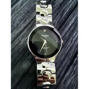 Rare Cond Vintage Precision Gruen Genuine Diamond Mens Watch